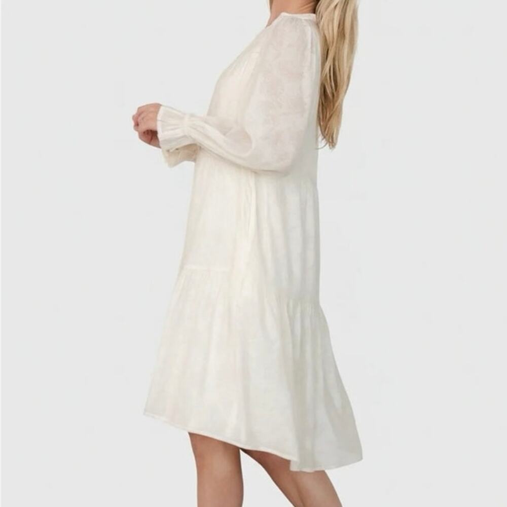 NWOT! Womens Baltic Born Brenna Button Midi Dress Cream Size XL - Picture 2 of 6